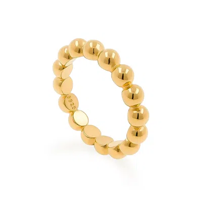 Cote Cache Women's Gold Bubble Ball Ring
