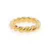 Cote Cache Women's Gold Chunky Twist Ring In Gold