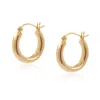 Cote Cache Women's Gold Creole Chunky Hoop Earrings In Gold