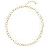 Cote Cache Women's Gold Oval Link Chain Necklace In Gold