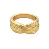 Cote Cache Women's Infinity Ring-gold In Gold