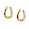 Cote Cache Women's Slight Twist Gold Huggie Hoop Earrings In Gold
