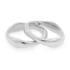 Cote Cache Women's Symmetry Stackable Wave Ring Set - Silver & Silver