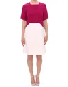 Cote Co|te Chic White And Pink Shift Robot Women's Dress