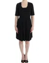 Cote Co|te Elegant Black Short Sleeve Venus Women's Dress