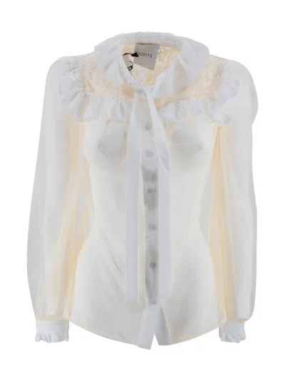 Cote Jennifer Ivory Lace Shirt