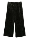 Cotemp All-over Floral Print Trousers In Gray
