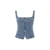 Cótier Denim Women's Blue Soleil Top