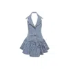 Cótier Denim Women's Blue / White Saint-tropez Dress