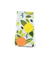 Coton Colors Citrus Large Hand Towel In White