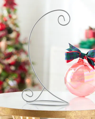 Coton Colors Large Ornament Stand, Silver In Gray