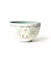 Coton Colors O Holy Night In Color Footed Bowl In White