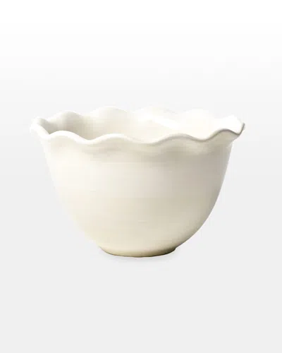 Coton Colors Signature White Ruffle Bowl - 6"