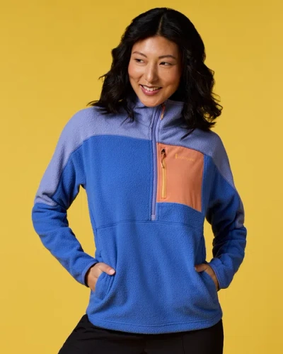Cotopaxi Abrazo Fleece Half-zip Jacket In Blue