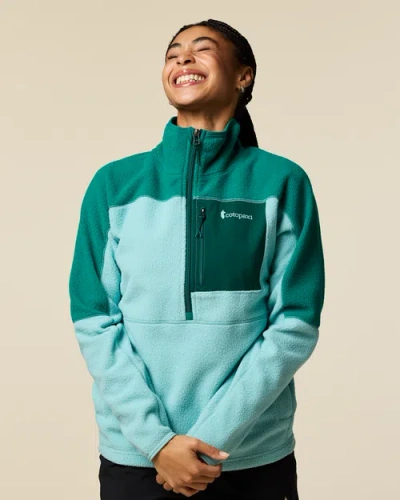 Cotopaxi Abrazo Fleece Half-zip Jacket In Green