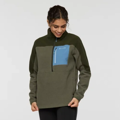 Cotopaxi Abrazo Fleece Half-zip Jacket In Green