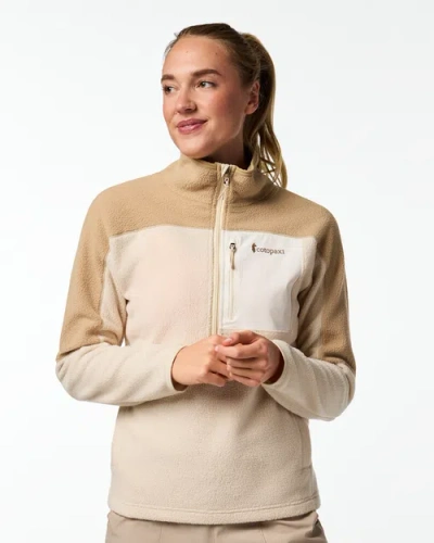 Cotopaxi Abrazo Fleece Half-zip Jacket In Neutral