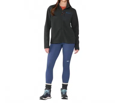 Cotopaxi Abrazo Fleece Hooded Full-zip Jacket In Black