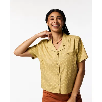 Cotopaxi Afuera Button Up Shirt In Yellow