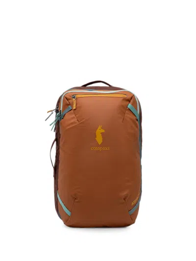 Cotopaxi Allpa Logo-print Backpack In Brown