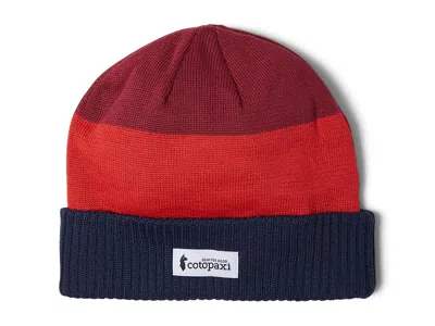 Cotopaxi Alto Beanie Caps Maritime/canyon: One Size In Red