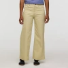 Cotopaxi Ambato Wide Leg Everyday Pant In Yellow