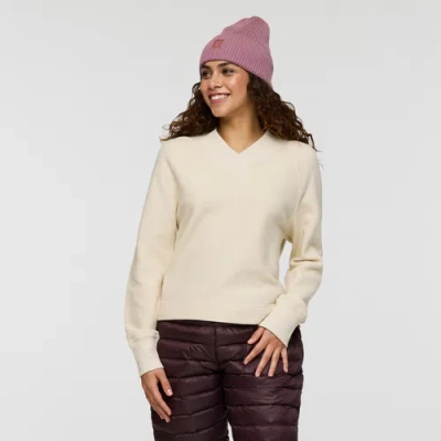 Cotopaxi Atajo Long-sleeve Waffle V-neck In White