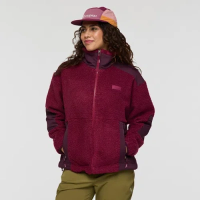 Cotopaxi Bacano Fleece Jacket In Burgundy