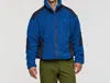 Cotopaxi Bacano Fleece Jacket In Atlantic & Carbon In Multi