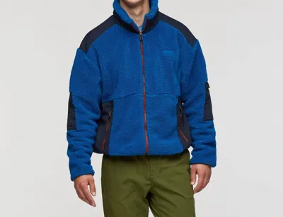 Cotopaxi Bacano Fleece Jacket In Atlantic & Carbon In Multi