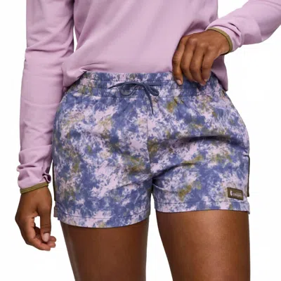 Cotopaxi Brinco Print Short In Galactic Dusk In Blue