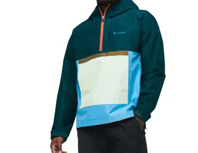 Cotopaxi Cielo Rain Anorak Jacket In Deep Ocean In Blue