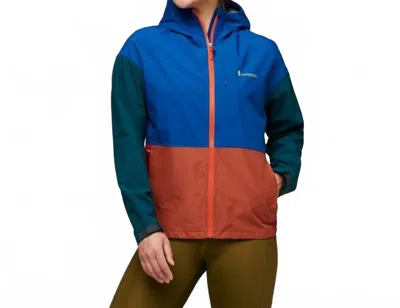 Cotopaxi Cielo Rain Jacket In Pacific & Deep Ocean In Multi