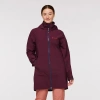 Cotopaxi Cielo Rain Trench In Burgundy