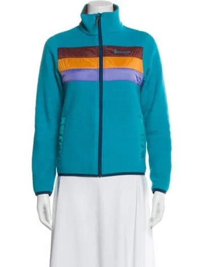 Pre-owned Cotopaxi Colorblock Pattern Jacket In Blue