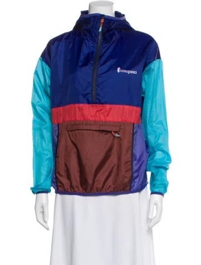 Pre-owned Cotopaxi Colorblock Pattern Jacket In Blue