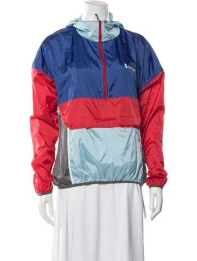 Pre-owned Cotopaxi Colorblock Pattern Jacket In Blue