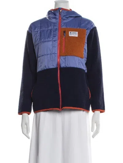 Pre-owned Cotopaxi Colorblock Pattern Jacket In Blue