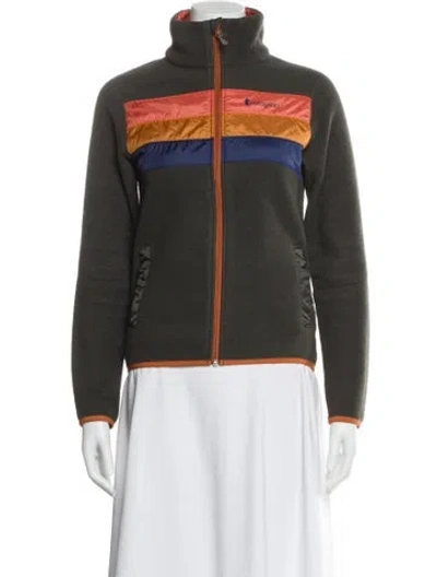 Pre-owned Cotopaxi Colorblock Pattern Jacket In Green