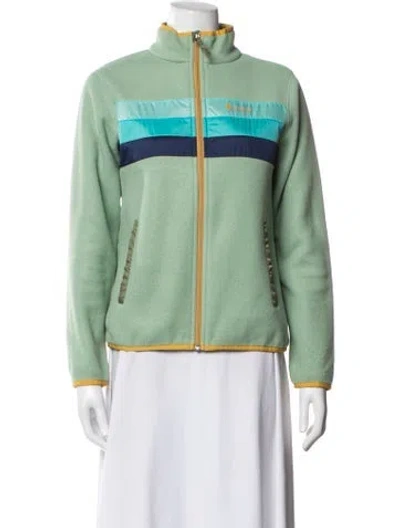 Pre-owned Cotopaxi Colorblock Pattern Jacket In Green