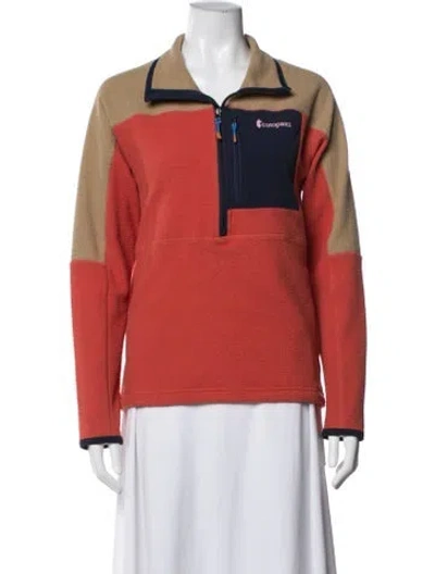 Pre-owned Cotopaxi Colorblock Pattern Jacket In Orange