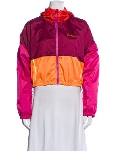 Pre-owned Cotopaxi Colorblock Pattern Jacket In Pink