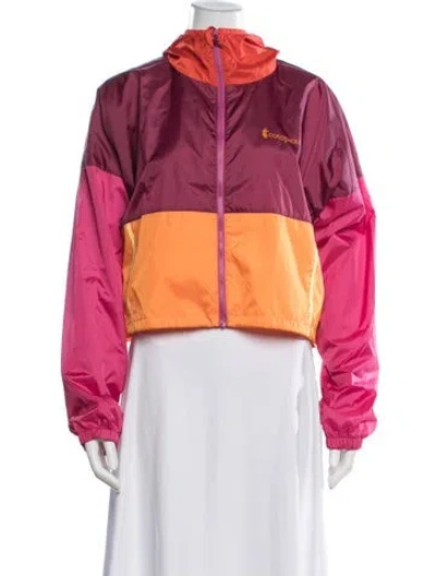 Pre-owned Cotopaxi Colorblock Pattern Jacket In Pink