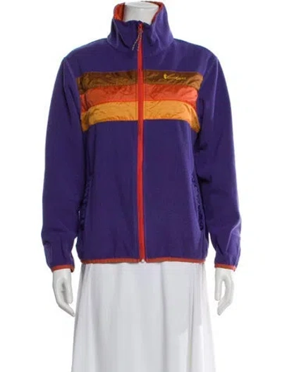 Pre-owned Cotopaxi Colorblock Pattern Jacket In Purple