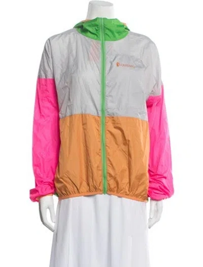 Pre-owned Cotopaxi Colorblock Pattern Jacket W/ Tags In Orange