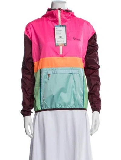 Pre-owned Cotopaxi Colorblock Pattern Jacket W/ Tags In Pink