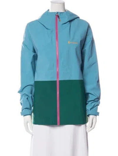 Pre-owned Cotopaxi Colorblock Pattern Performance Jacket In Blue