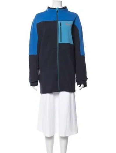Pre-owned Cotopaxi Colorblock Pattern Performance Jacket In Blue