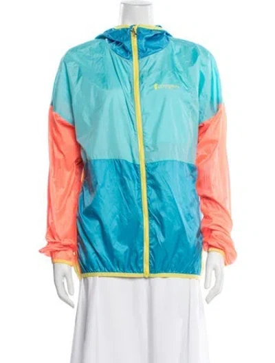 Pre-owned Cotopaxi Colorblock Pattern Performance Jacket In Blue