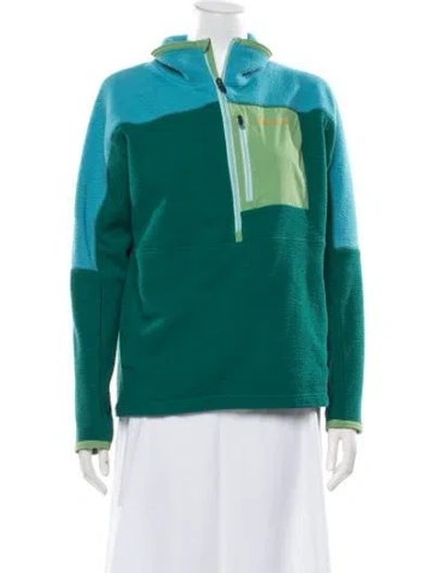Pre-owned Cotopaxi Colorblock Pattern Performance Jacket In Green